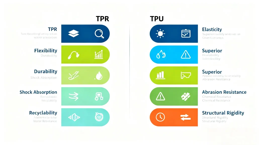 Suola in TPR vs TPU